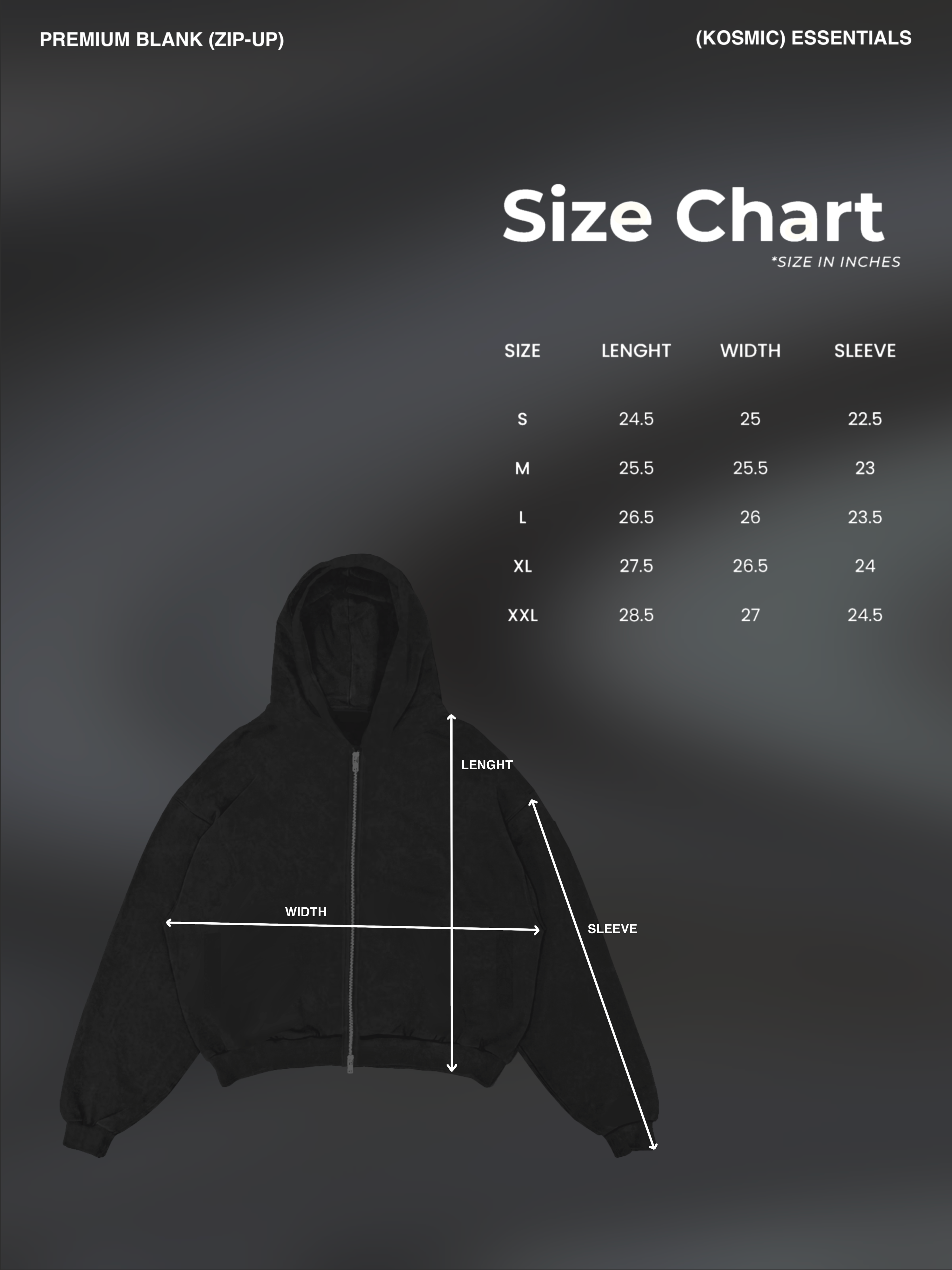 ESSENTIAL ZIP-UP